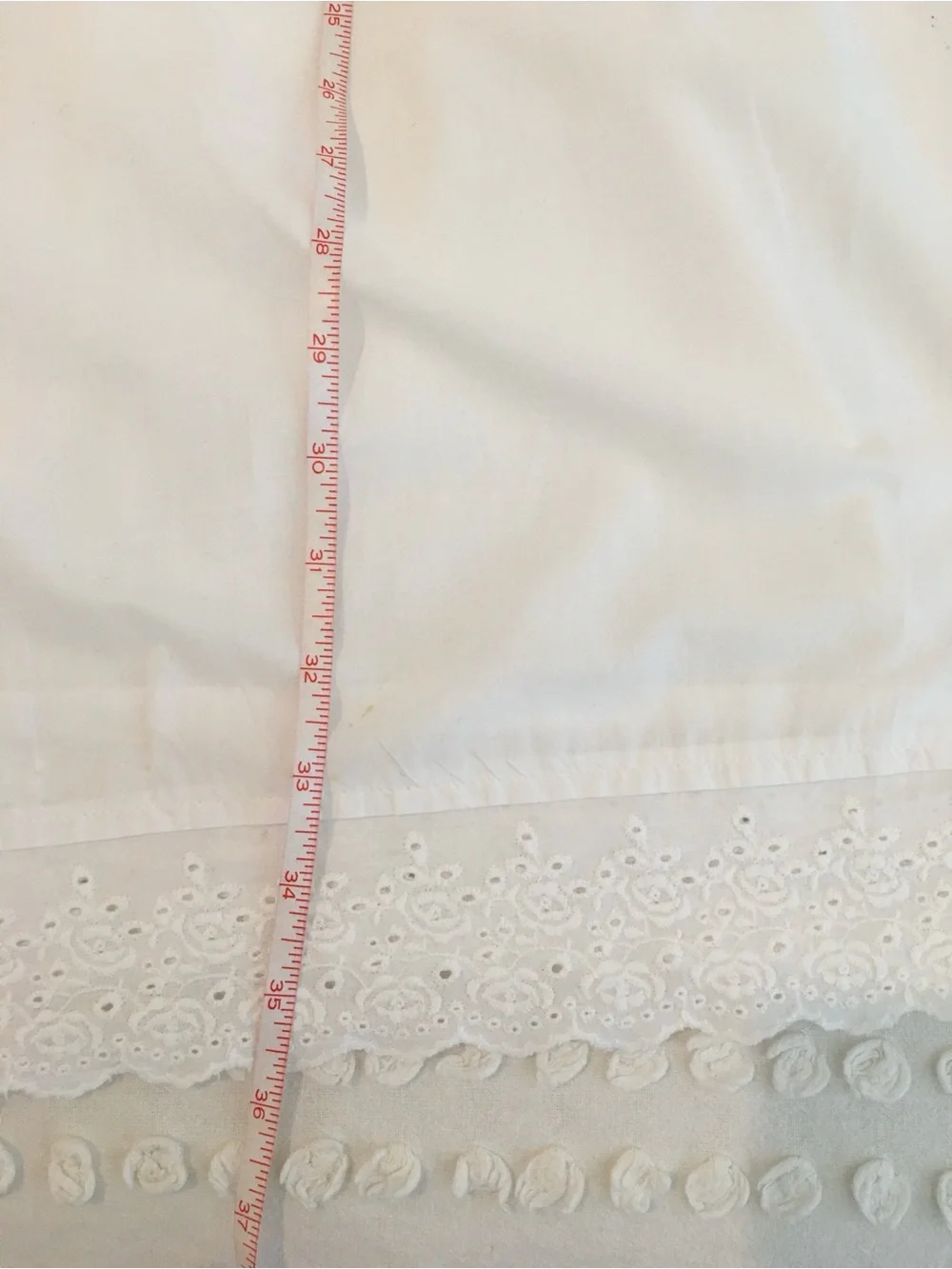 VTG Lanz of Salzburg White 100% Cotton Nightgown Sz S Eyelet Lace Cottagecore